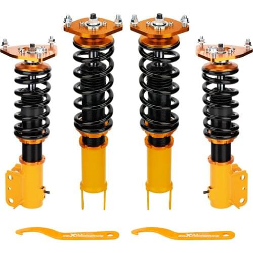 4PCS Coilover Spring Struts Set For Mitsubishi Lancer EVO 7 8 9 01-07 Shock non.adj damper