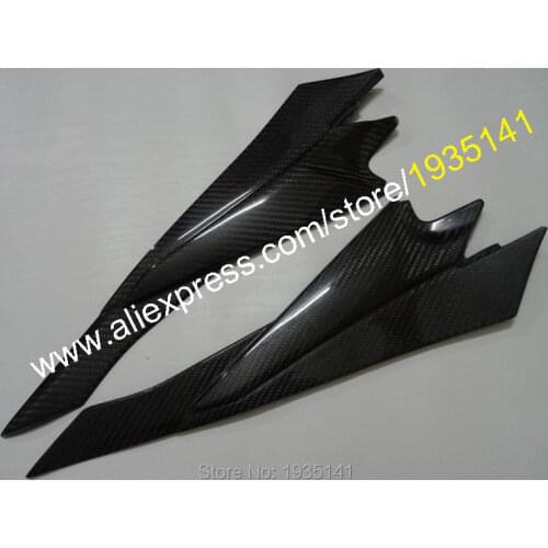 Hot Sales,Carbon Fiber Tank Side Covers Panels Fairing For Suzuki GSXR600 GSXR750 K8 2008 2009 2010 2011 GSX-R 600 750 08-11