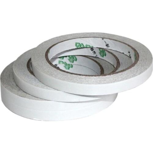 Multipurpose Double Sided Tape White Super Strong Double Sided Adhesive Tape Paper Strong Ultra Thin High Adhesive Home Tools