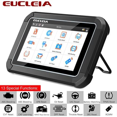 EUCLEIA S7C OBD2 Scanner Full System Diagnostic Tool SAS SRS DPF BMS IMMO TPMS Oil Reset ODB 2 Auto Scanner Car Scanne