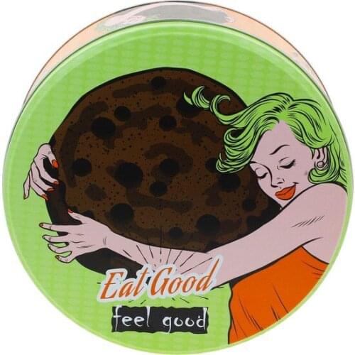 Modern Wuw Eat Good Metal Cookie Chocolate Box