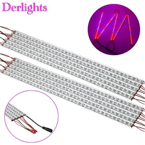 10pcs 0.5m 27Red+9Blue 10W LED Grow Light Bars Light Strip Hydroponic Plant Flowers Vegatables Greens LED Grow Plant Growing