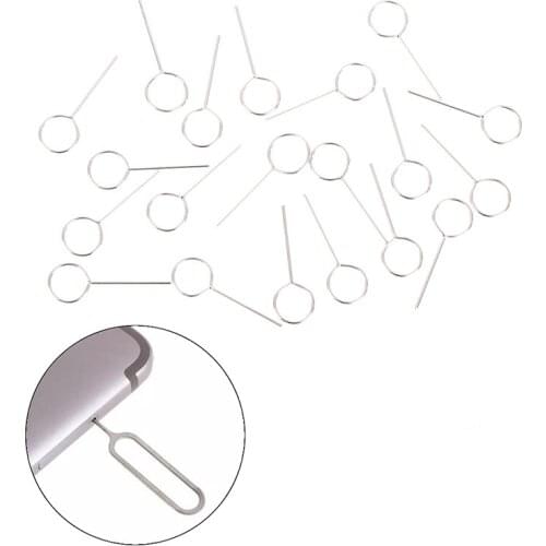 20Pcs/lot Universal Sim Card Tray Ejector Eject Pin Key Removal Tool for Phone