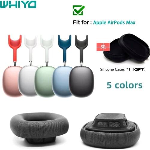 Whiyo Replacement EarPads Headband for Apple AirPods Max Headphone Cushion Headset Cover Ear Pads Sleeve