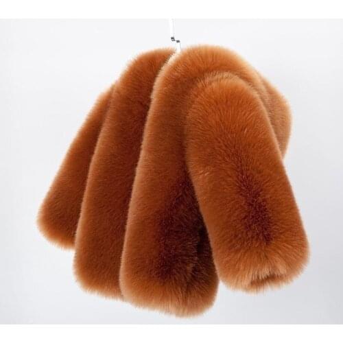 2-12Y Kid Girls Faux Fur Coat Clothing Autumn Spring 2021 New Big Size Childrens Cotton-Padded Coat Granulate Wool Baby Clothes