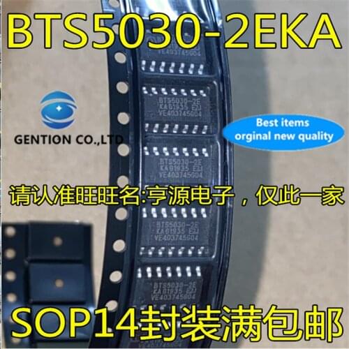 10Pcs BTS5030 BTS5030-2E BTS5030-2EKA SOP14 Automobile computer board chip in stock 100% new and original