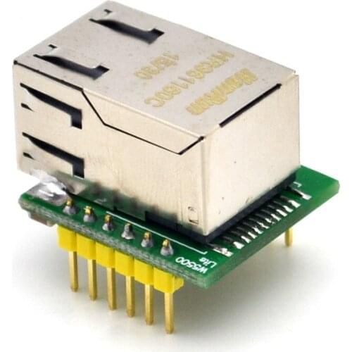 10pcs W5500 Module SPI to LAN/ Ethernet Converter Exceed W5100W5200 USR-ES1 TCP/IP Protocol Stack