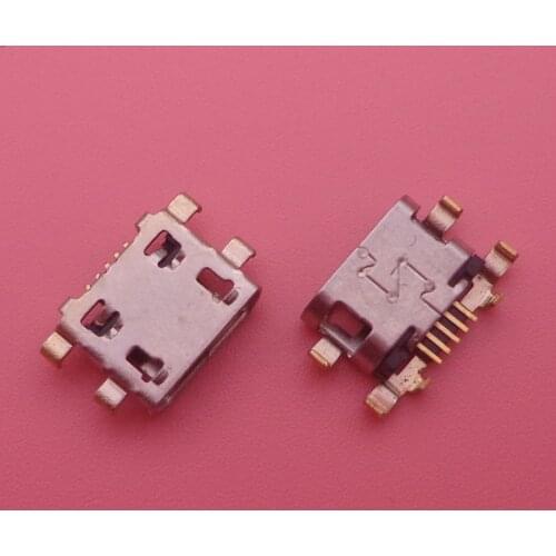 100pcs Micro USB 5Pin Jack Connector socket Data charging port tail plug For Motorola Moto G6 Play XT1922/G6 Plus Service parts