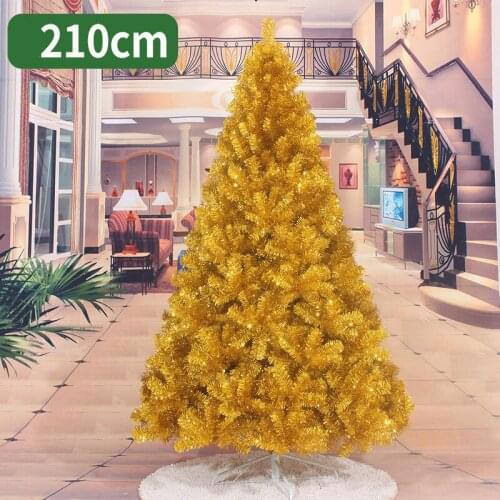 2.1M Christmas tree purple gold artificial Christmas tree merry Christmas decorations for home Christmas ornaments free shipping