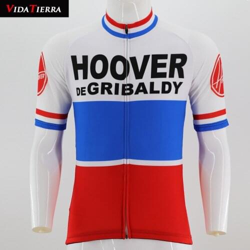 2019 VIDATIERRA men cycling jersey blue red pro racing team Fascinating go pro classic bike jersey Fascinating Summer lucky cool