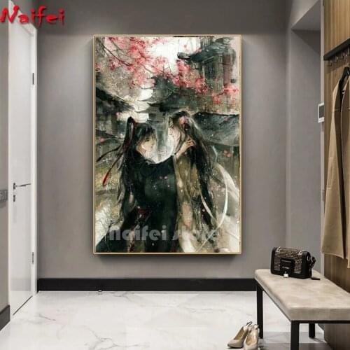 Animation Modern 5d Diy Diamond Painting Cross Stitch Full Square Round Diamant Mosaic Embroidery By Numbers Wall Art Decor