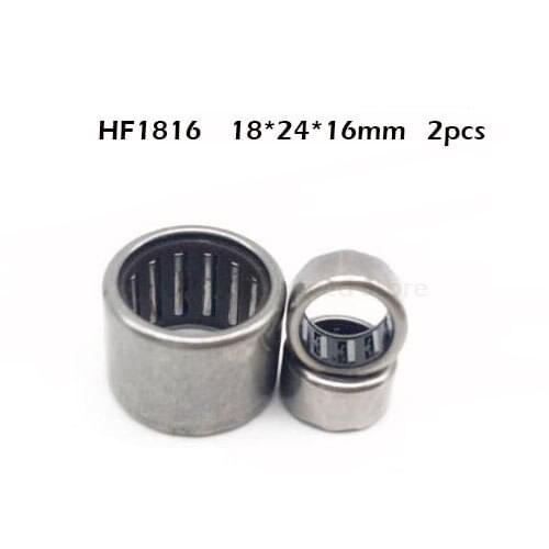 HF1816 Bearing 18*24*16 mm ( 2 PCS ) Drawn Cup Needle Roller Clutch HF182416 FC-18 Needle Bearing