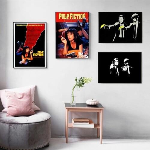 Fiction Pulp Vintage Movie Poster And Print Canvas Art Painting Wall Pictures For Living Room Decoration Home Decor No Frame