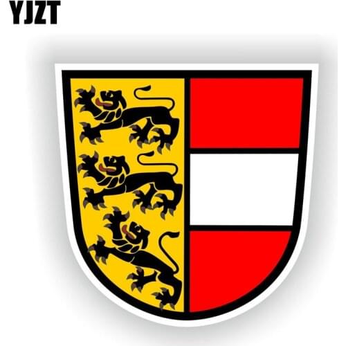 YJZT 10.5CM*10.5CM Creative Karnten Austria Coat Of Arms Decal Motorcycle Car Sticker Accessories 6-1935