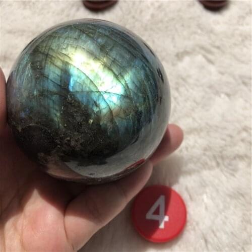 Natural Labradorite ball Power Ball Orb Natural stones and minerals reiki Healing for home decoratio