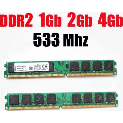 1Gb ddr2 533mhz RAM PC2 4200 RAM memoria DDR2 1Gb 2G 4 Gb 533Mhz / 533 ddr 2 1G 2Gb 4G 8Gb PC2-4200 -- lifetime warranty