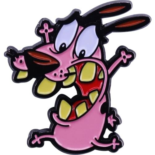 Feeling nostalgic Well embrace that nostalgia with a courage dog loot brooch