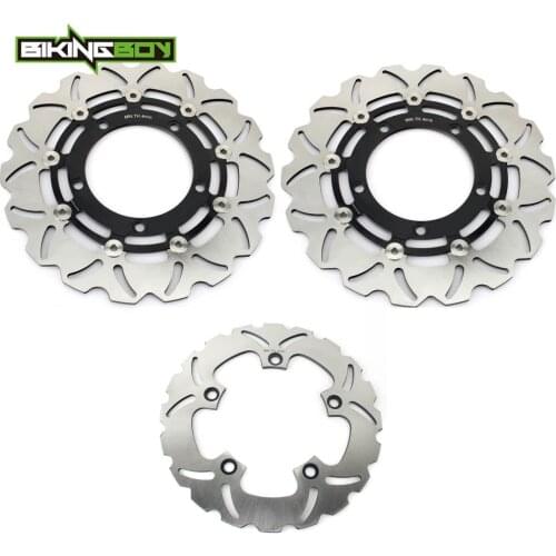 BIKINGBOY GSX650F 08-13 GSR 400 600 750 / ABS GSX 1250 FA 10-16 GSX 1250 ST Traveller 09-14 Front Rear Brake Discs Disks Rotors