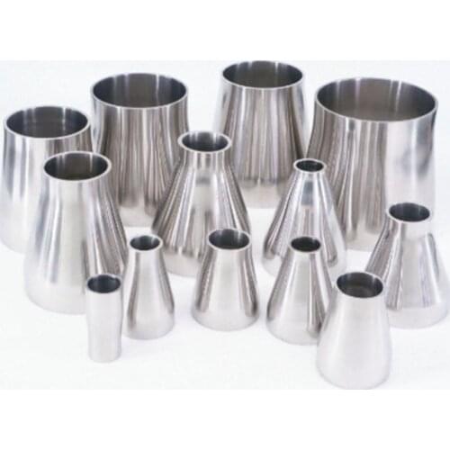 Size 38mm-102mm 304 Stainless Steel Sanitary Weld Concentic Reducing Pipe Fitting For Homebrew