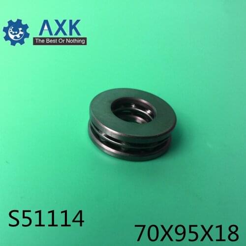 S51114 Bearing 70*95*18 mm( 1PC ) ABEC-1 Stainless Steel Thrust S 51114 Ball Bearings