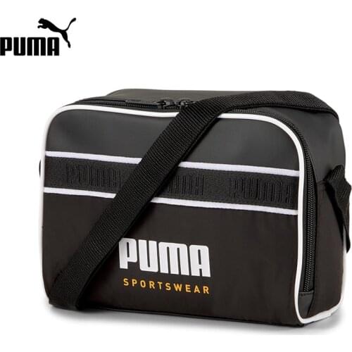 Original Puma Campus Reporter Unisex Black Shoulder Bag 078458_01