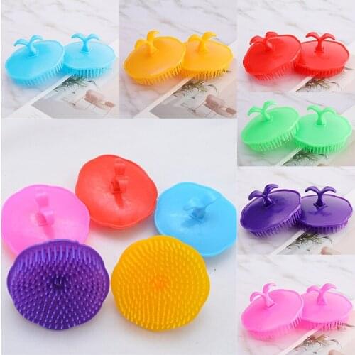 1pcs Silicone Bath Combs Silicone Shampoo Scalp Shower Washing Hair Brushes Head Massage Combs Hair Clean Brush