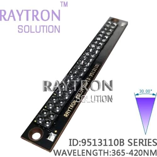 110W 30 degree,uv glue curing,marking machine,lable printer, UV inkjet printer curing LED module