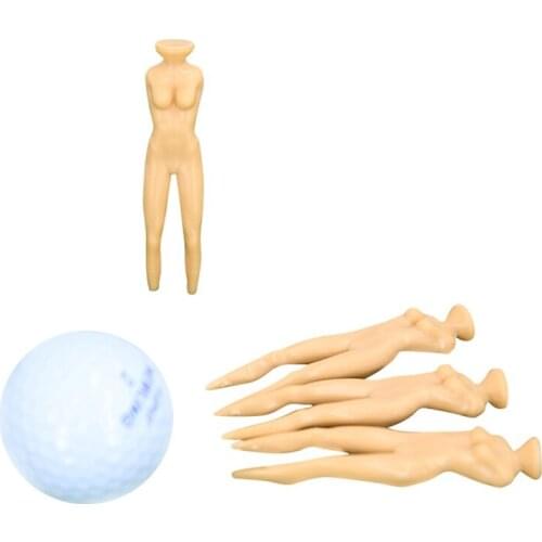 8Pcs/lot Novelty Joke Naked Nude Lady Golf Tee Practice Training Golf Tees Outdoor Use ASD88