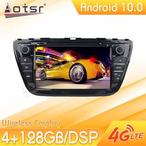 Android Car Multimedia Stereo Player For Suzuki S-Cross SX4 2014 -2017 Tape Radio Recorder Auto GPS Navi Head Unit No 2Din 2 Din