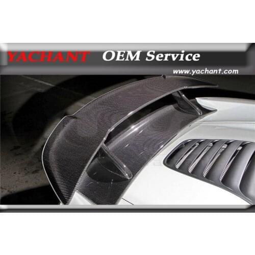 Car-Styling Auto Accessories Dry Carbon Fiber Rear Trunk Spoiler Fit For 2011-2014 MP4 12-C DM Velocita Style Rear Spoiler Wing