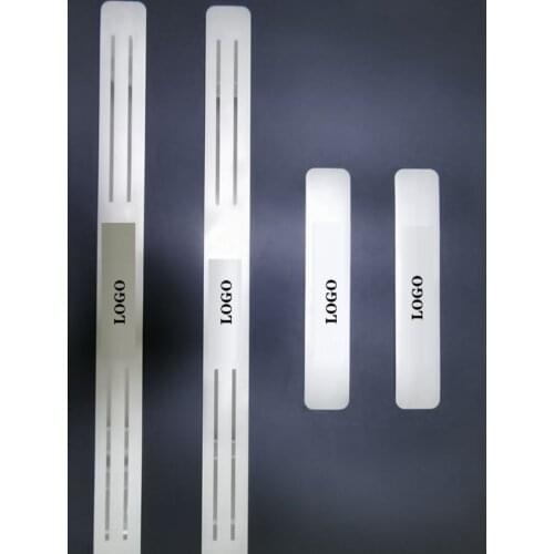 For 2014-2017 FIAT 500X Car Decoration Accessories Ticker Stainless Steel Scuff Plate Door Sill Cover 4pcs