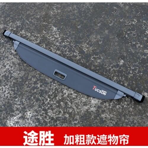 For Hyundai Tucson 2019-2020 Rear Parcel Shelf Car styling Trunk Cover Material Curtain Rear Curtain Retractable Spa Car styling