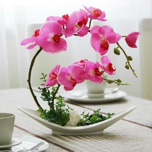 Phalaenopsis simulation took suit the living room home decoration accessories wedding flower table decoration Home Decoration