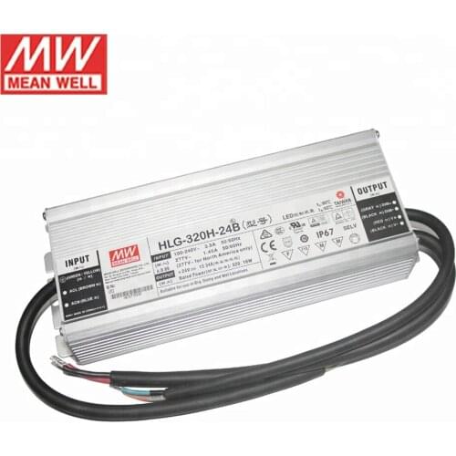 Meanwell Manufacturer HLG-320H-36 320W 36V PWM Dimmable LED Switching Power Supply And Waterproof Driver IP67