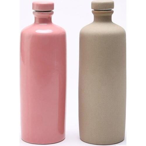 Sake Distribution Wine Pot 500ml Liquor Warmer Household Ceramic Bottle Barware Flagon Small Stoup Single Pot Ceramic Hip Flask