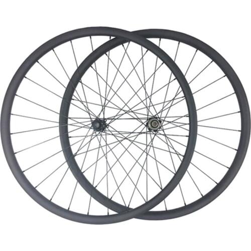 LIENGU 26er MTB XC tubeless 24mm x 24mm carbon wheels hookless Novatec 411 412 6 bolts D411SB D412SB mountain bike wheelset 24H