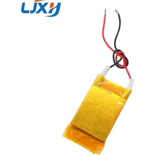 LJXH 2PCS 12V 30x24x3mm Thermostat PTC Heating Element 60/140/180/230 Degrees Insulating Film Wattage 2-10W/4-12W/6-15W/12-45W