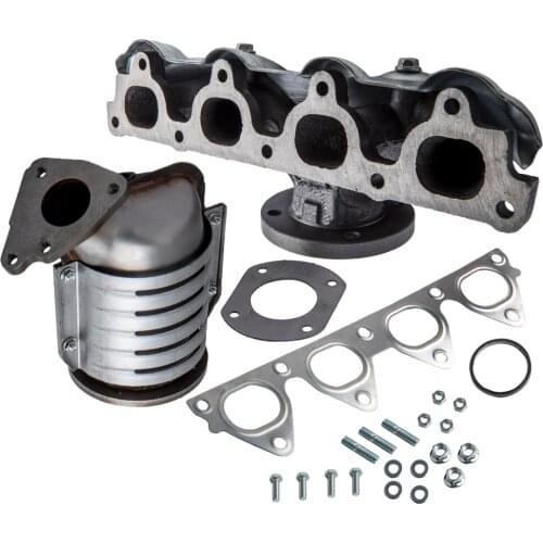 Exhaust Manifold Header Cat. Converter Fit for Honda Civic DX/VP/LX/CX D16 Engine L4 18160-P2E-A50, 18160-P2E-L00 674439