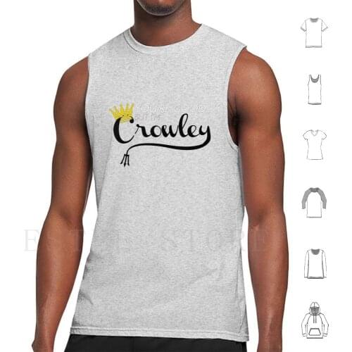 I'M Crowley Tank Tops Vest Sleeveless Supernatural Crowley