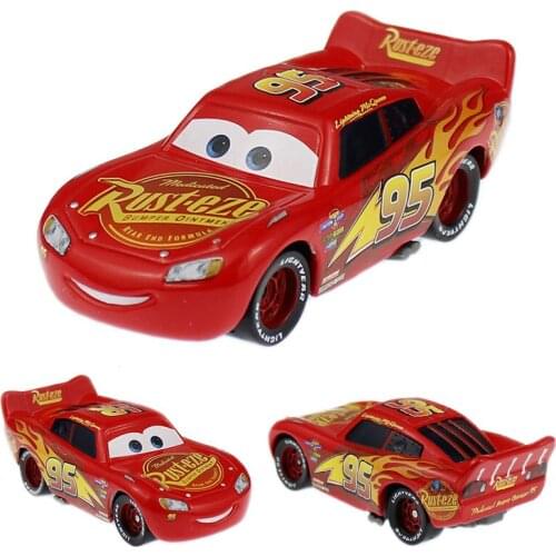 1:55 Metal Diecasts Toy Vehicles Disney Pixar Cars 3 Lightning McQueen Number 95 Model Car Boys Christmas Birthday Best Gifts