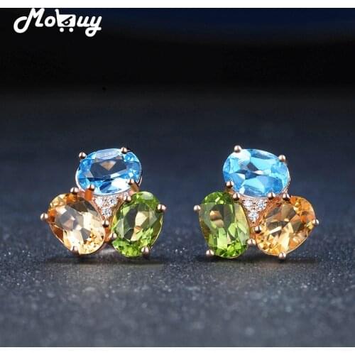 MoBuy Women's Silver Earrings