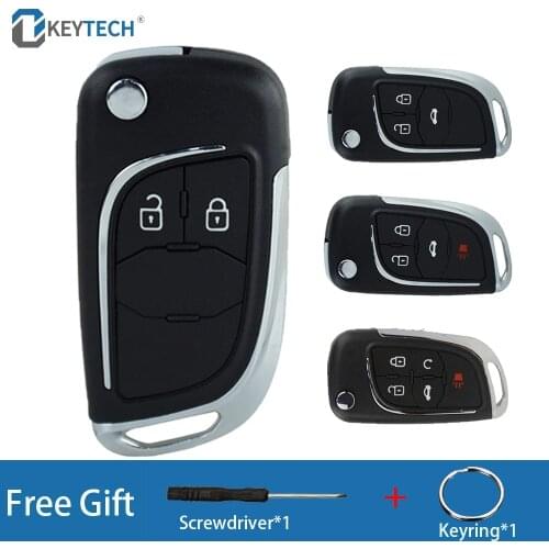 OkeyTech Modified Remote Key Shell For Opel Vauxhall Insignia Astra Moka Folding Flip Car Key Case For Chevrolet Lova/Aveo/Cruze