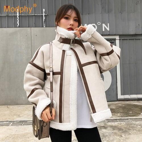 Modphy Women's Suede Coats China