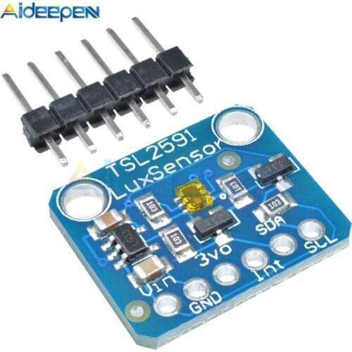 TSL2591 Digital Optical Light Sensor Module DC 3.3V-5V I2C IIC 7-Bit High Dynamic Range Infrared Diodes Detect For Arduino