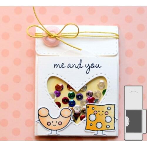 Pop-up Bags Set Shape Metal Cutting Dies Stencil Scrapbook Album Embossing For Gift Card Making Handcraft