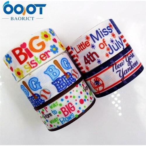 OOOT BAORJCT 175094,7/8'' 22MM cartoon Printed grosgrain ribbon,DIY handmade hair accessories accessories, gifts wedding party