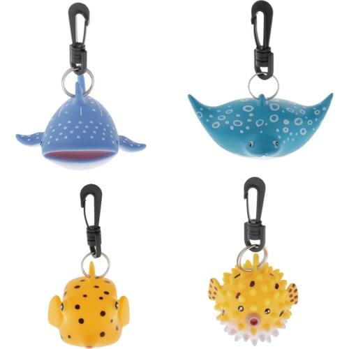 Scuba Dive Regulator pus Holder Mouthpiece Cover W/ Clip Fish Shape