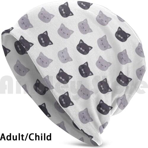 Black & ; White Cats Hat 260 Hat Stayhome Stay Home Social Distancing Pattern Rainbow Cats