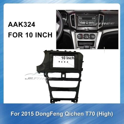 Car Radio installation DVD GPS mp5 Plastic Fascia Panel frame for Dongfeng Qichen T70 2015 High match Installation Frame Kit