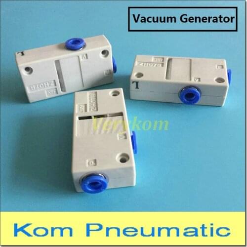 ZH05BS/07/10/13BL-06-06-08-10-01 Vacuum Generator Valve Vacuo Air Compressor Negative Pressure Ejector Box For 6MM 1/8" 1/4" VML